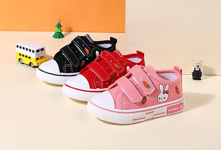 CKid Shoes Sneaker Shoe Boys Girls Baby Cartoon Canvas Sports Shoes Spring Autumn Children Board Shoes with Leisure New Fashion