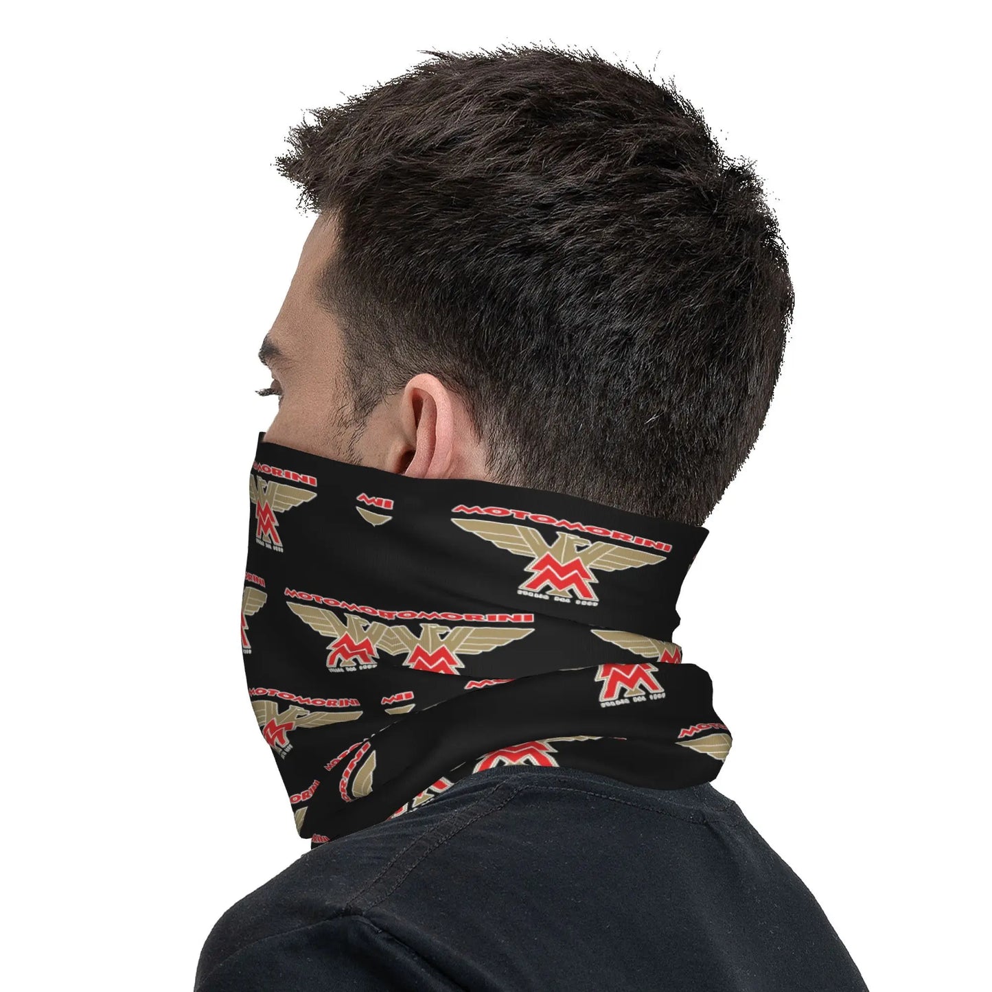 Moto Morini Logo Motorcycle  Bandana Neck Gaiter Printed  Balaclavas Mask Scarf Multifunctional Cycling Riding Adult Breathable