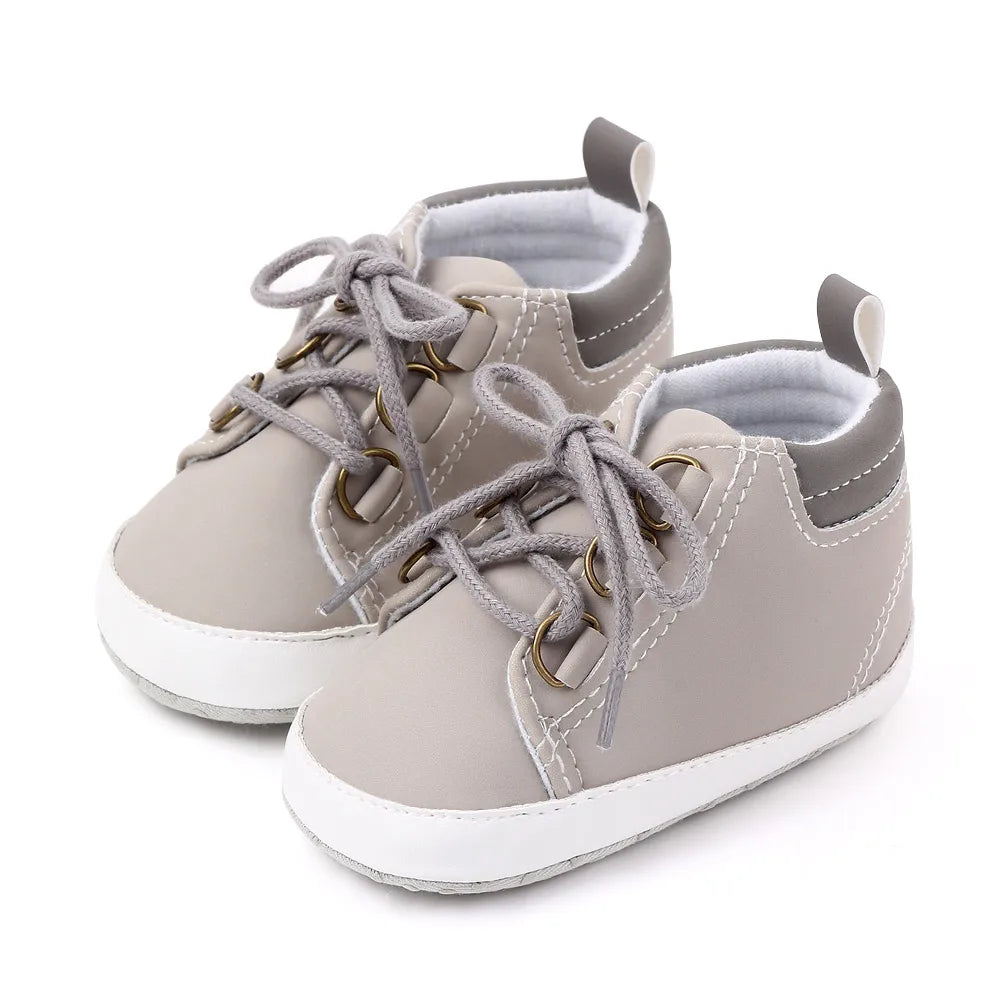 Baby Shoes Spring and Autumn Style Soft Cotton Anti-slip Sole Cassual for Boys and Girls 0-9-18 Months Toddler Prewalking D2351