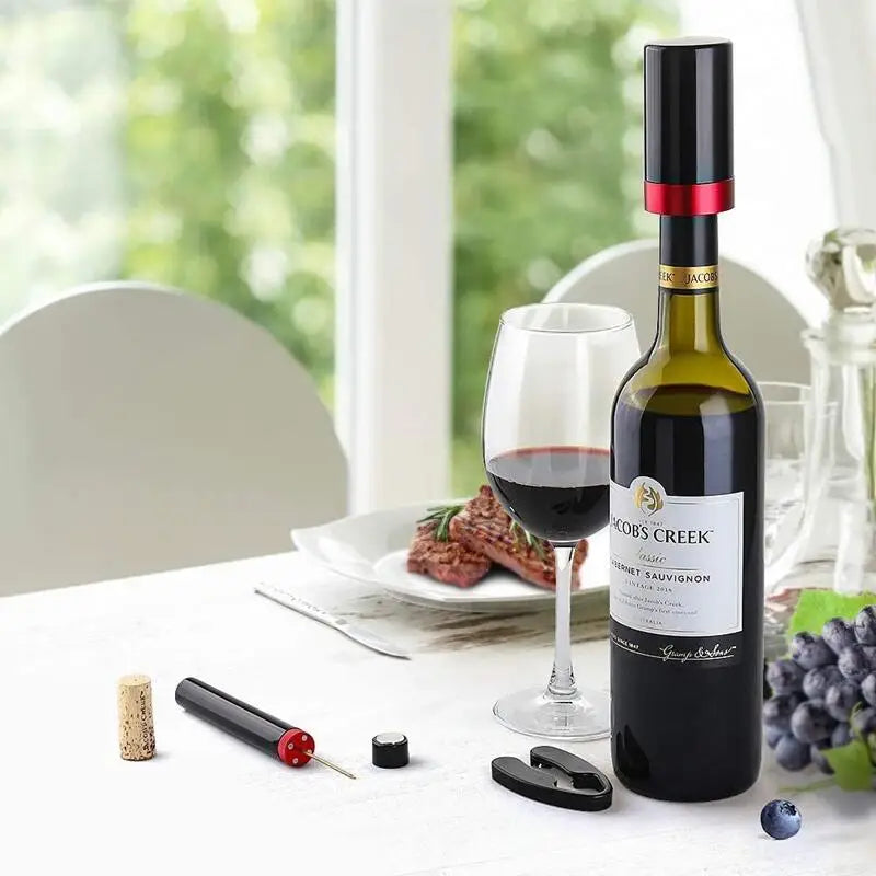 Cool Technological Gadgets Air Pressure Corkscrew Wine Bottle Opener Take Out Wine Cork Novel Kitchen Bar Accessories Tools