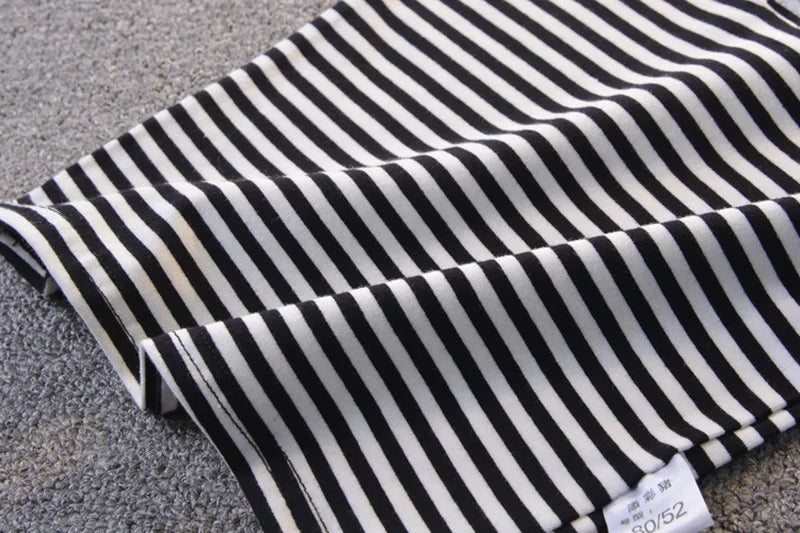 2Piece Sets Summer Outfit Boys Boutique Clothing Korean Fashion Stripe Short Sleeve Cotton Baby Tops+Shorts Kids Clothes BC372