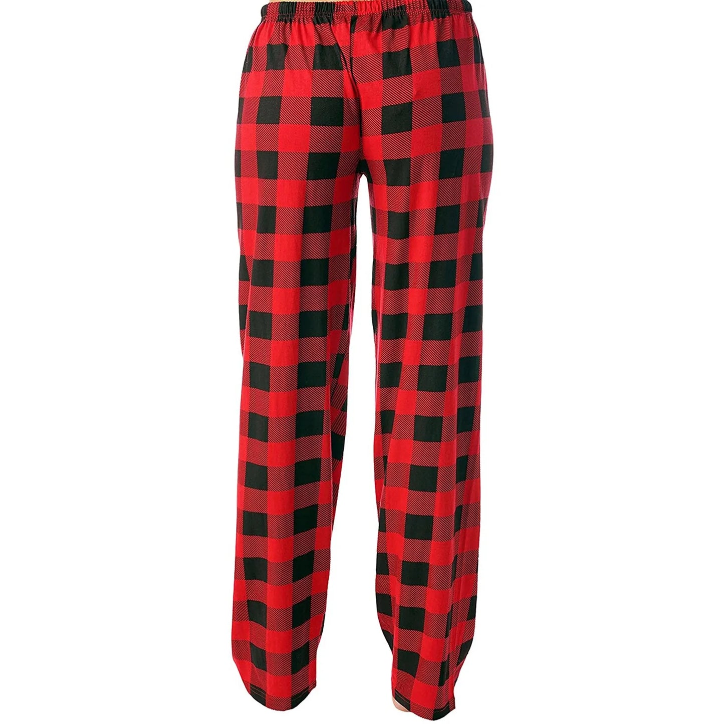 Women Christmas Pajama pants Autumn Winter Plaid Printed Pants Fashion Casual Wide Leg Pants Clothing Streetwear