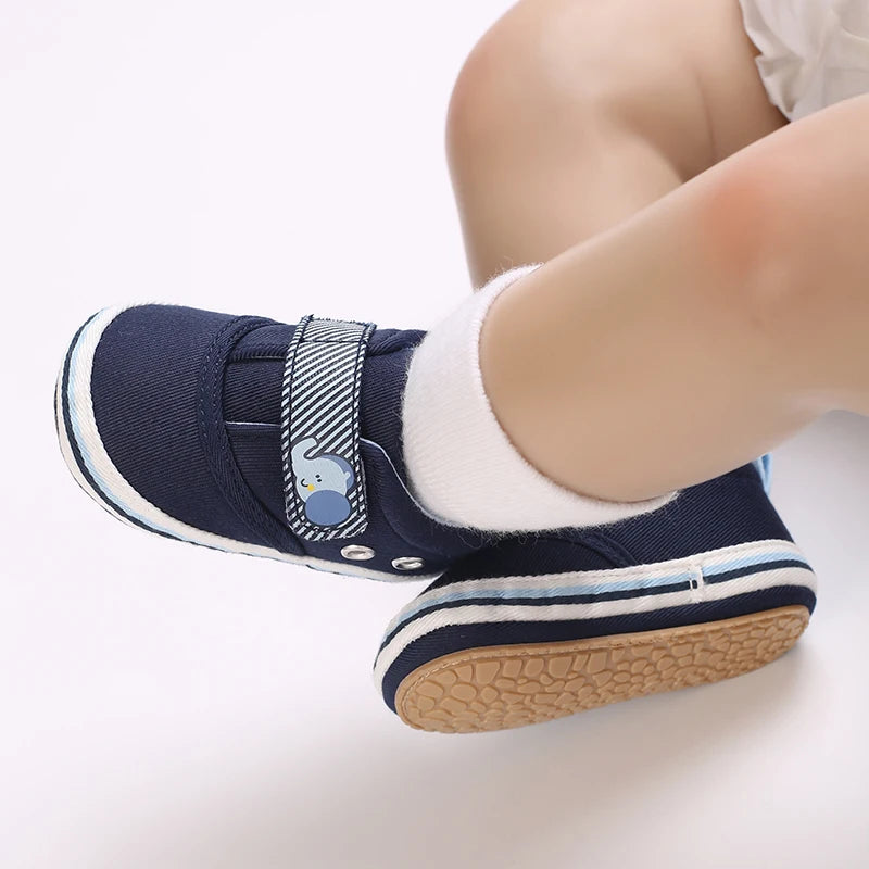 Baby Fashion Canvas Casual Sports Shoes Boys' Classic First Walker Baby Anti slip Walking Shoes