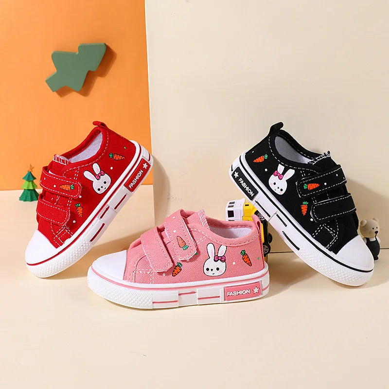 CKid Shoes Sneaker Shoe Boys Girls Baby Cartoon Canvas Sports Shoes Spring Autumn Children Board Shoes with Leisure New Fashion