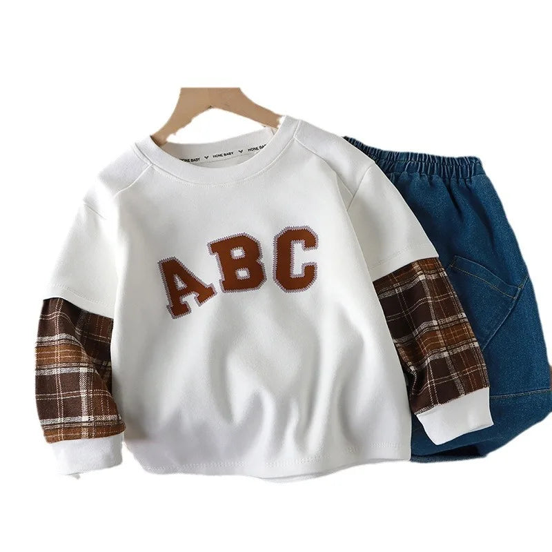 Children's Spring Autumn Hoodies Sweater for Boys and Girls Outdoor Sportswear Clothing