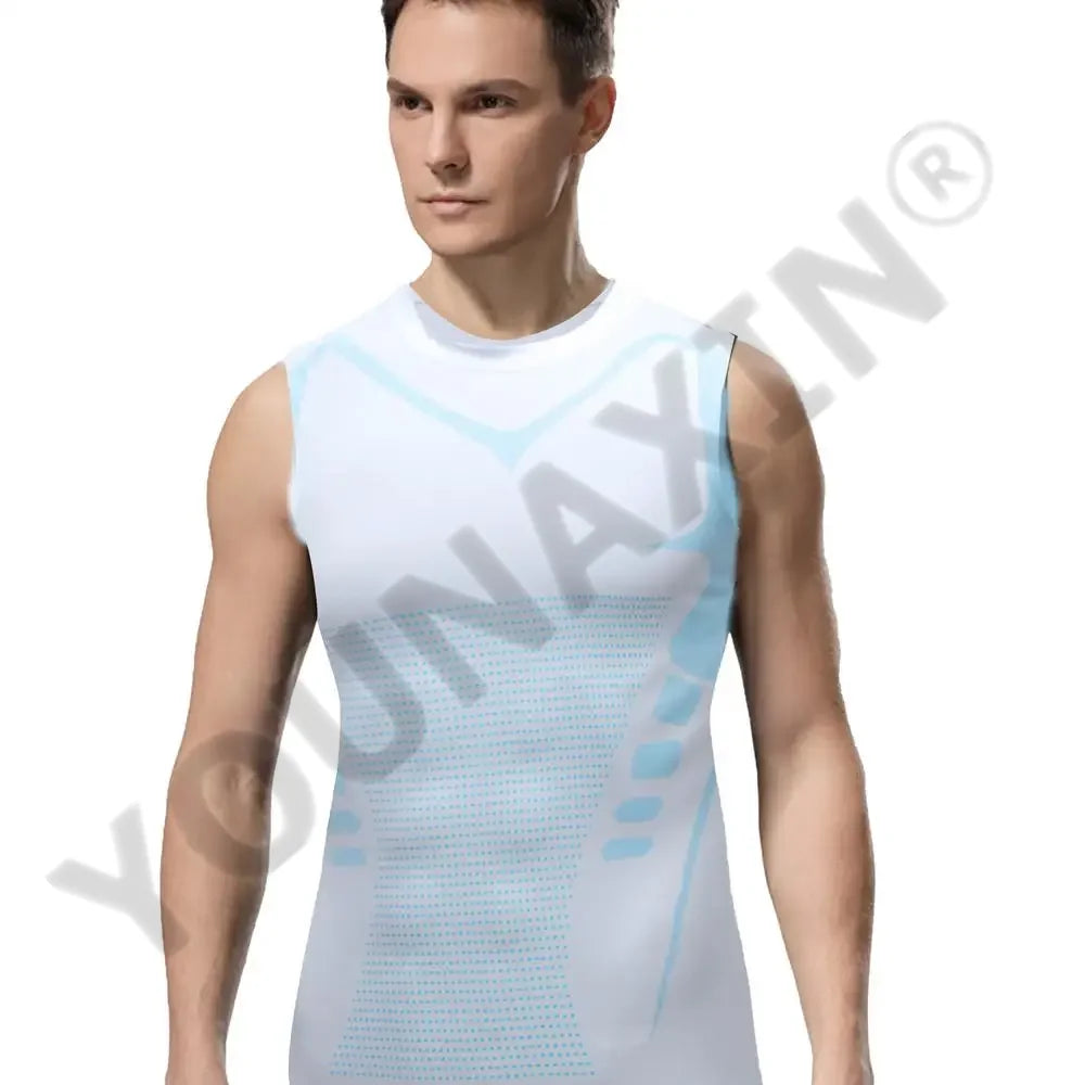 3 Pcs/Lot Men's Sleeveless T-Shirts Base Layer Vest Basketball Cycling Yoga Sports Tight  Gym Fitness Running Top Outdoor Tank