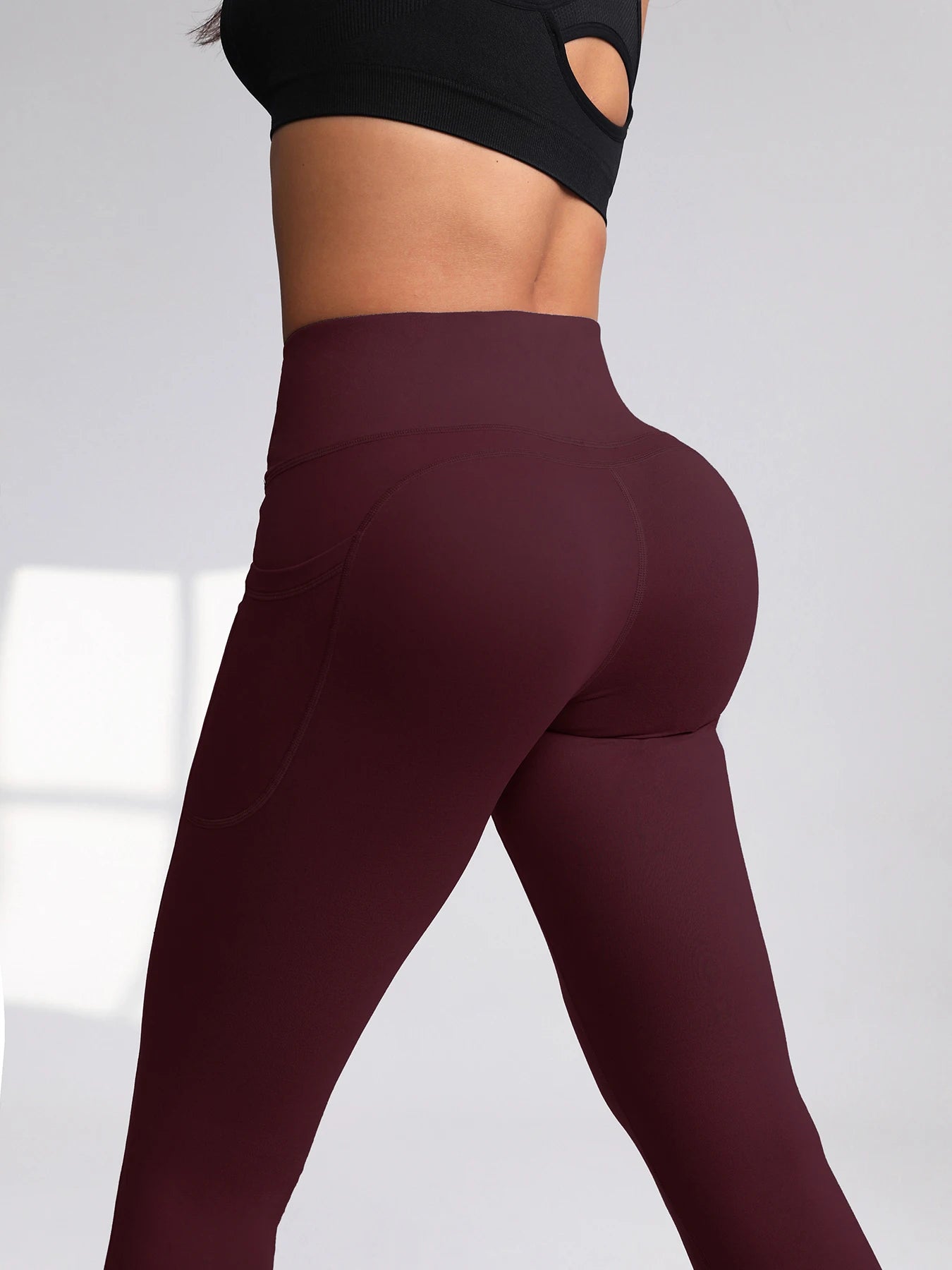 CHRLEISURE 2024 Autumn Pockets Gym Leggings Women Fitness High Waist Activewear Sporty Leggings Women Fashion Pockets Pants