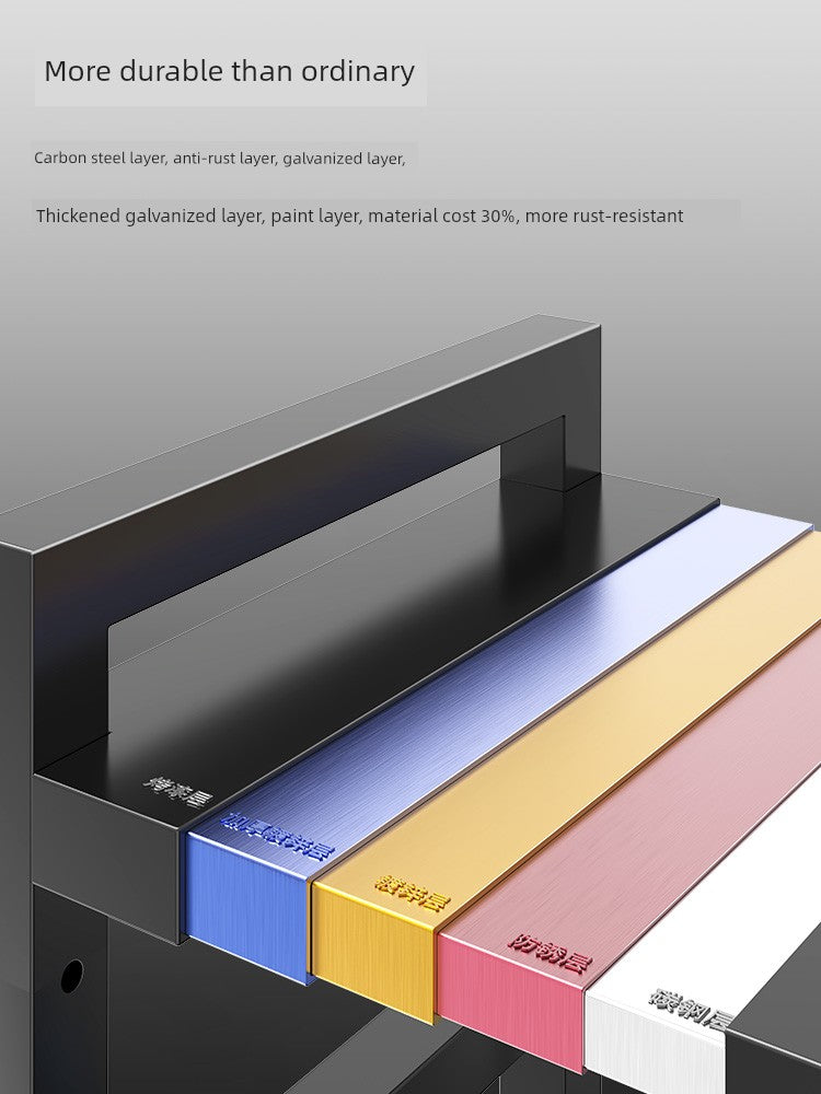 Double-Layer Kitchen Shelf