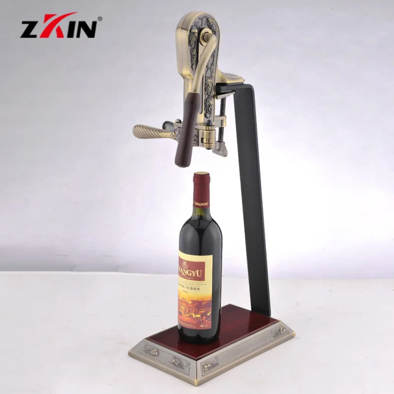 Exclusive for Cross-Border Kitchen Gadget Red Wine Zinc Alloy Bottle Opener Rabbit-Shaped Bottle Opener Wine Set Gift