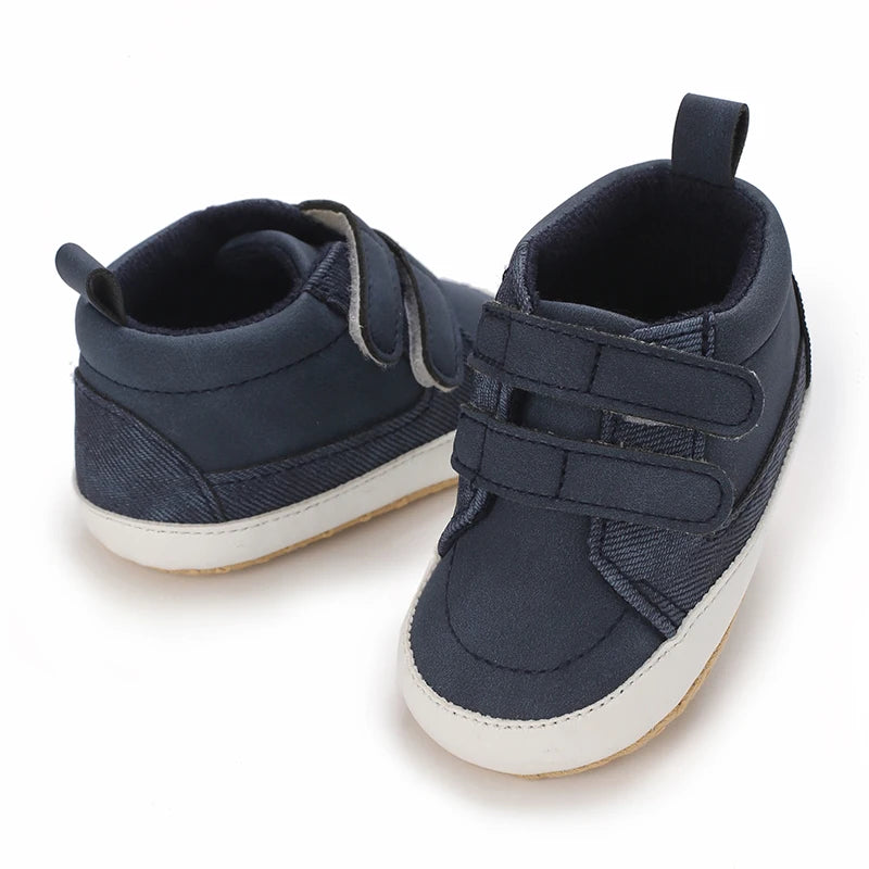 Lucky Blue Four Seasons Baby Soft Sole Walking Shoes for 0-1 Year Old Boys Casual Lightweight Sports Shoes Indoor Walking Shoes