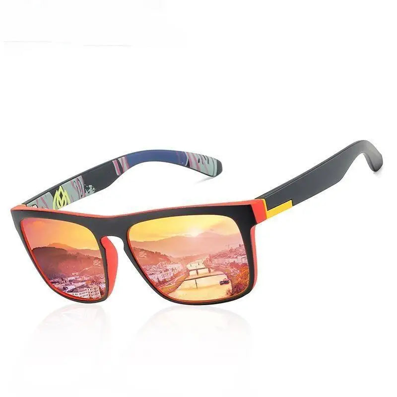 Men Polarized Sunglasses Bright Film Sports Sun Glasses Elastic Paint Frame Sports Outdoor Travel Eyewear T232