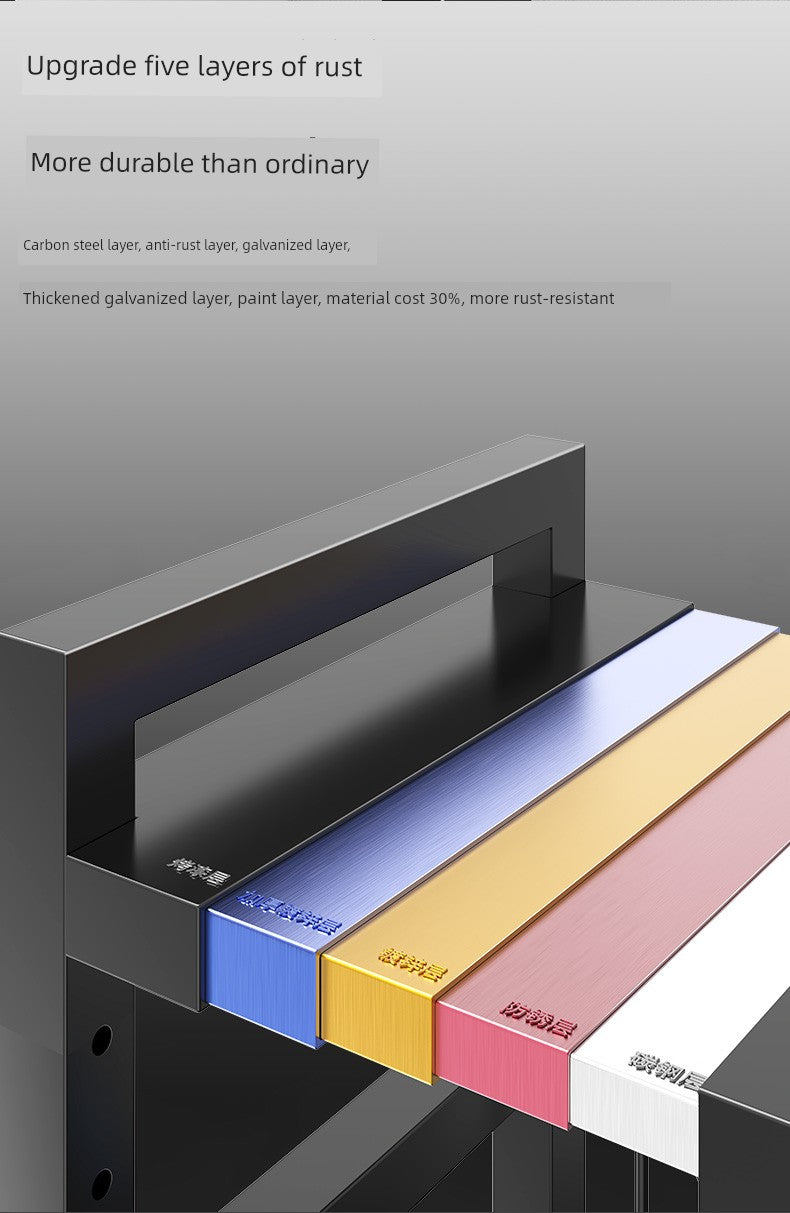 Double-Layer Kitchen Shelf