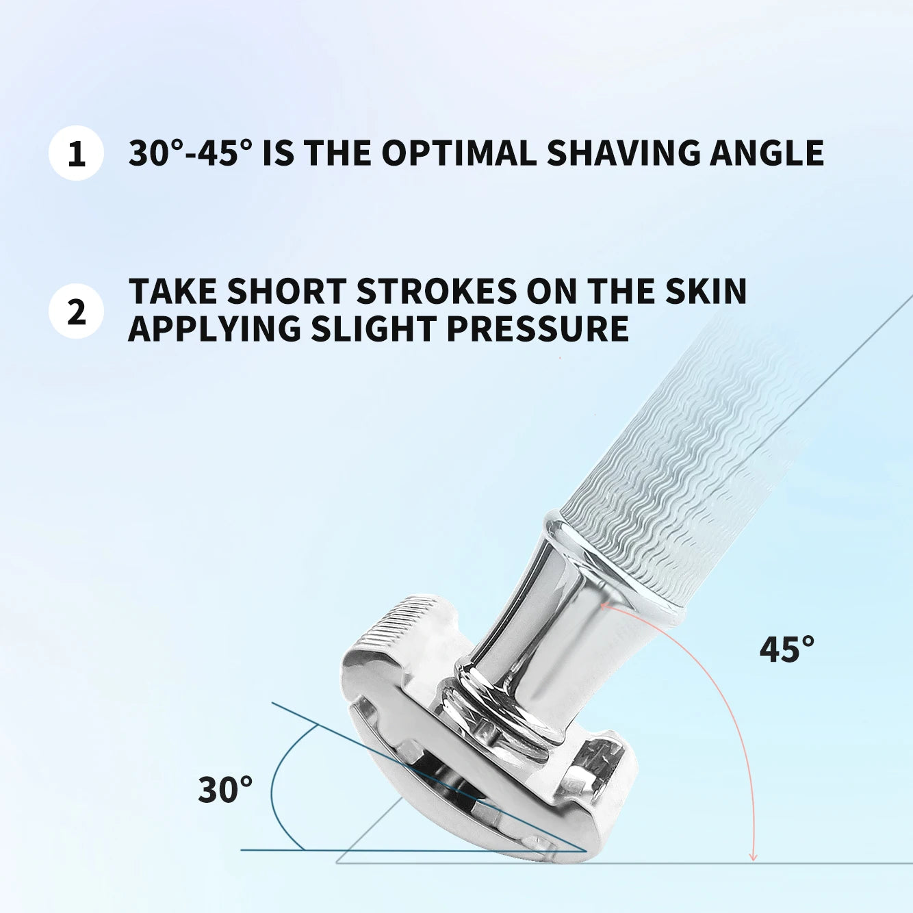 BAILI Double Edge Safety Razor Open & Close Comb Stainless Wet Shave for Men Women with 5 Platinum Blades Legend Pro BRB3P