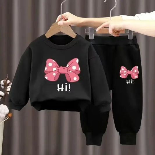 Baby Girl Clothes Children Clothing Set 2pcs Hoodie Newborn Kids Girls Outfit Sets Toddler Cotton Long Sleeve Tops Pants Suit