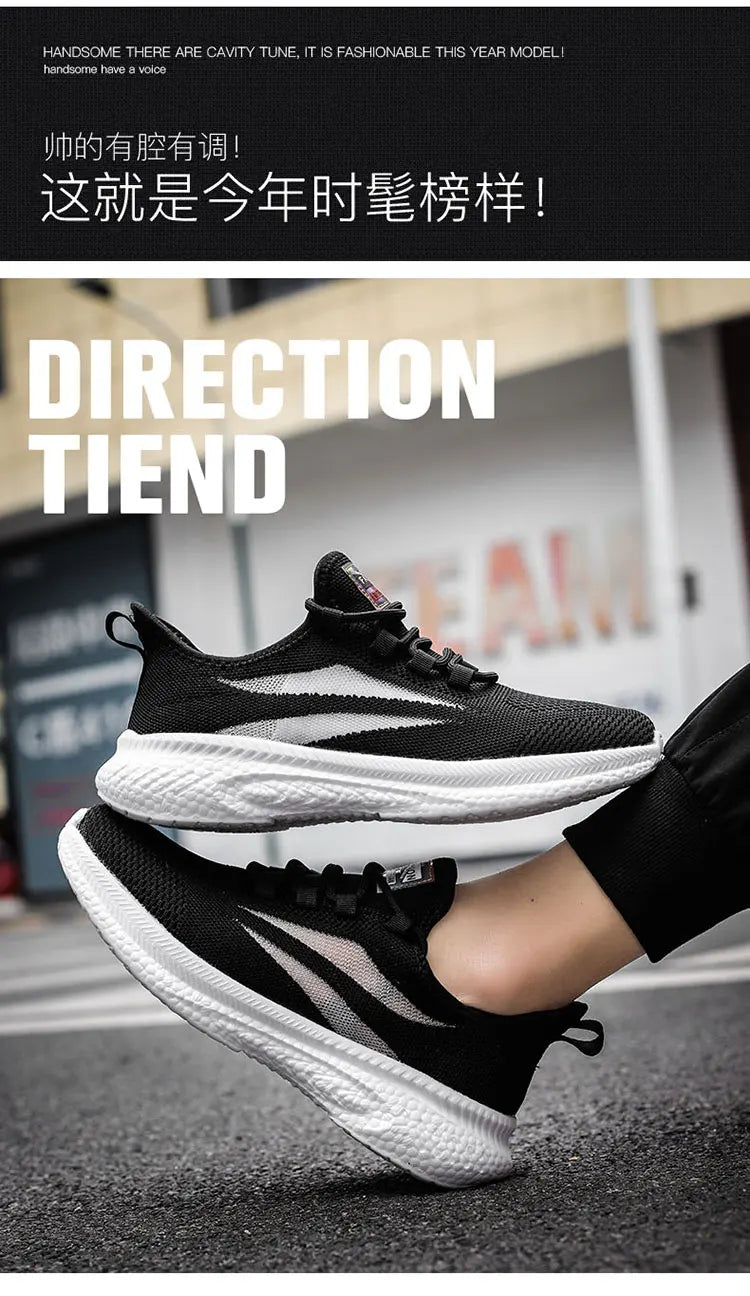 Casual Sneakers for Men Outdoor Lightweight Fashion Non-slip Round Toe Comfortable Trendy All-match Shoes Spring Autumn Main