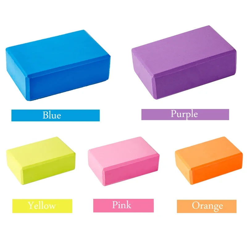 EVA Yoga Block Foam Yoga Brick Stretching Aid Gym Pilates Yoga Block Exercise Fitness Sport