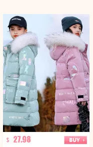 2024 Fashion Design Autumn Winter parka Girl Hairy clothes Long Woolen Coat for Kids Outerwear Grid pattern Padded Warm clothing