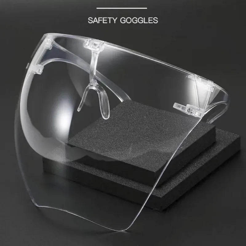 2024 New Sunglasses Women Men Protective Faceshield Glasses Goggles Full Face Covered Spherical Len Anti-Spray Safety Sunglasses