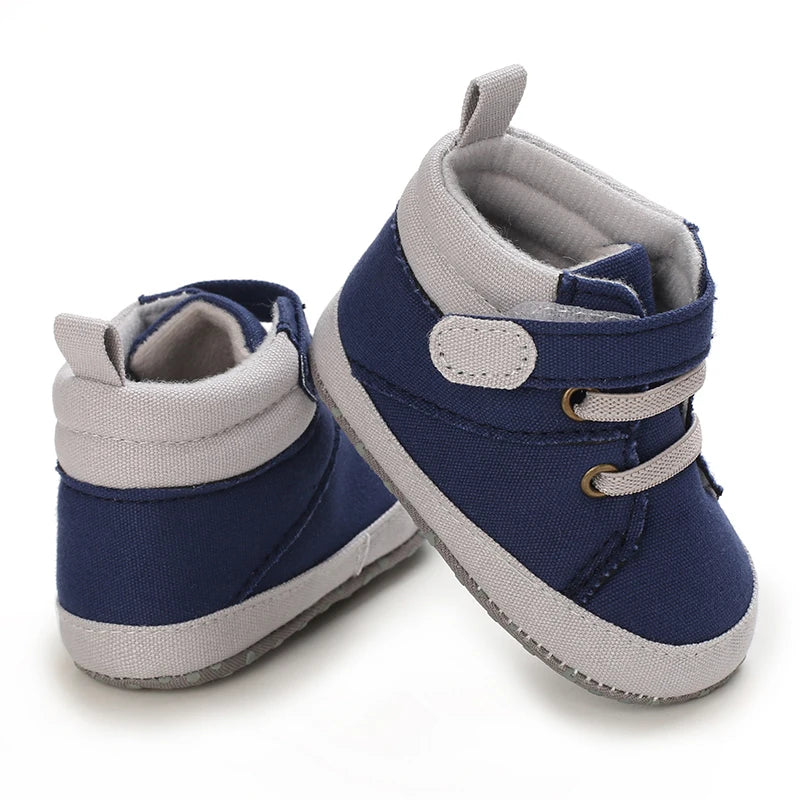 Lucky Blue Four Seasons Baby Soft Sole Walking Shoes for 0-1 Year Old Boys Casual Lightweight Sports Shoes Indoor Walking Shoes