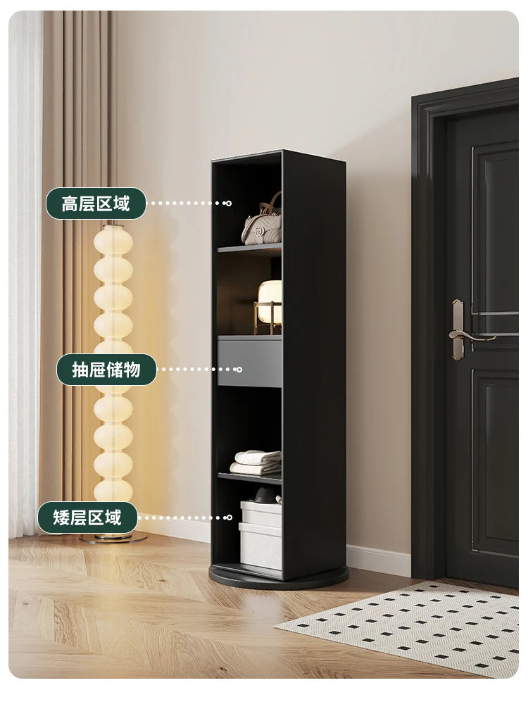 Side Dish Oversized Mirror Full Body Vanity Mounted Cabinet Storage Kitchen Jewerly Stand Folding Compact Closet Hidden Black