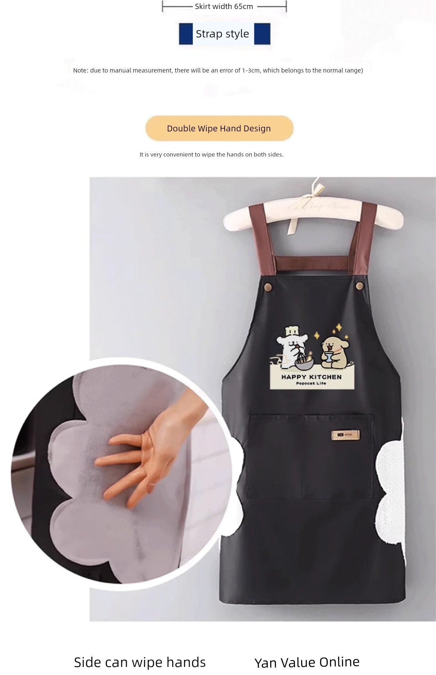 Couple Kitchen For Home Oil-Proof Summer Catering Apron