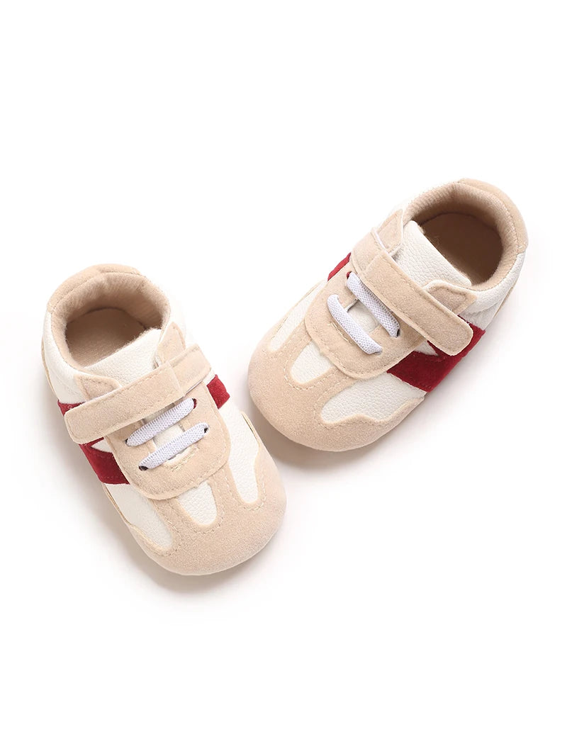 Newborn Baby Sneakers Letter Patchwork Baby Casual Shoes Anti-slip Hundred Toddler Baby Boys Girls Shoes 0-18 Months