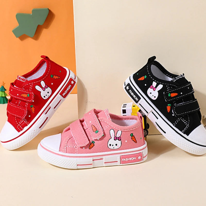 CKid Shoes Sneaker Shoe Boys Girls Baby Cartoon Canvas Sports Shoes Spring Autumn Children Board Shoes with Leisure New Fashion