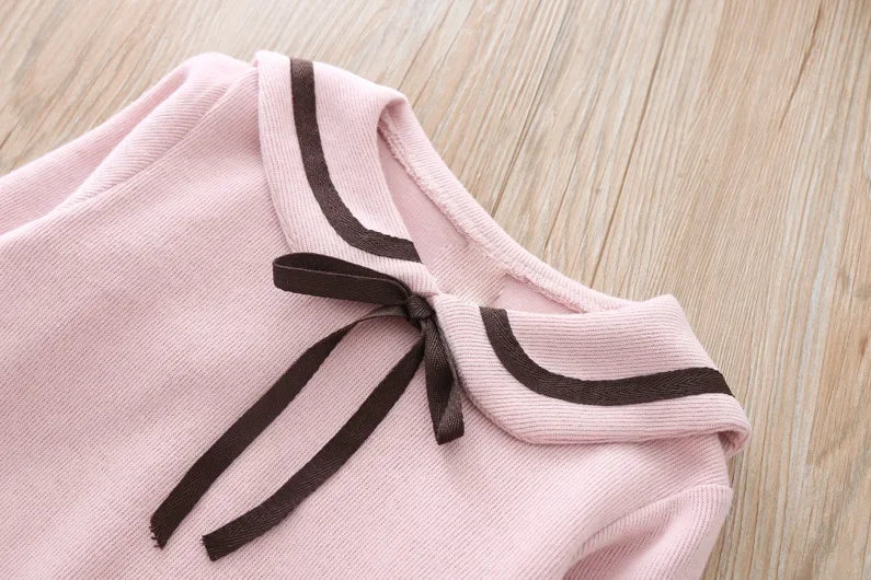 Toddler Girl Clothes Set Long Sleeve Sweater and Skirt Two Pcs Clothing Suit for Kids Baby Sweet Sets Basic Clothes