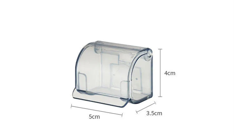 Dustproof Shaving Plastic Razor Holder Box suction cup Men Shaver storage Shelf Wall Mounted Bathroom Set Razor Cap Shaver Rack