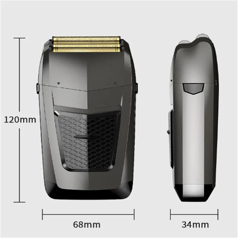 Washable Electric Self Hair Trimmer Self-Service Haircut Kit Portable Fade Style Clipper For Men Wet Dry Male Bald Head Shaver