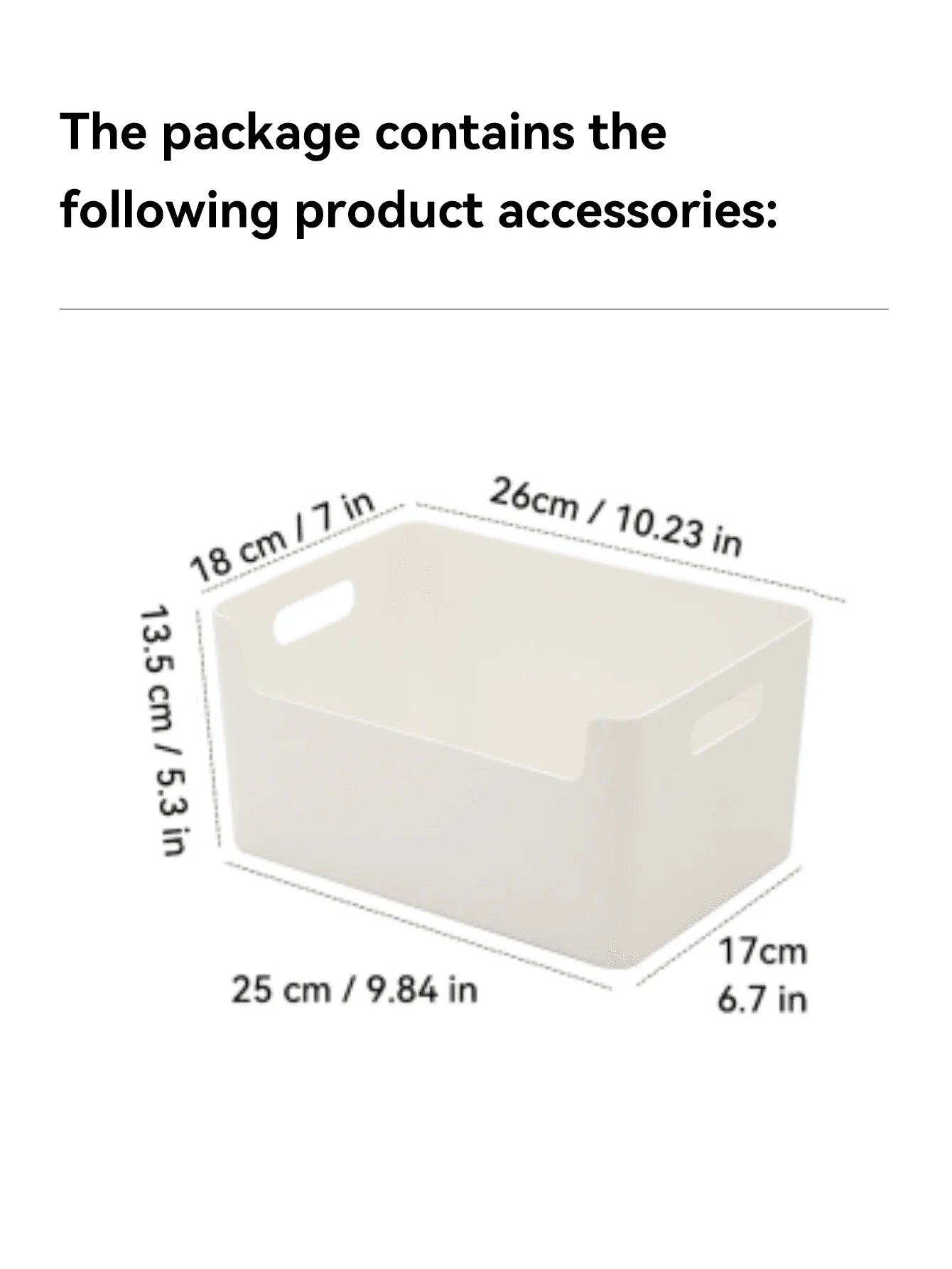 WORTHBUY Multifunctional Desktop Storage Box Toiletries Cosmetic Plastic Storage Organization Box For Bathroom Storage Basket