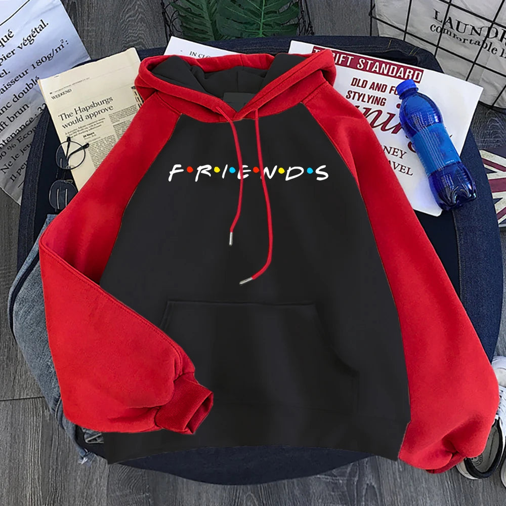 Sitcom Movie Friends Personality Street Print Women Hoodie Harajuku S-Xxl Pullover Fashion Quality Hoody Autumn Casual Warm Tops