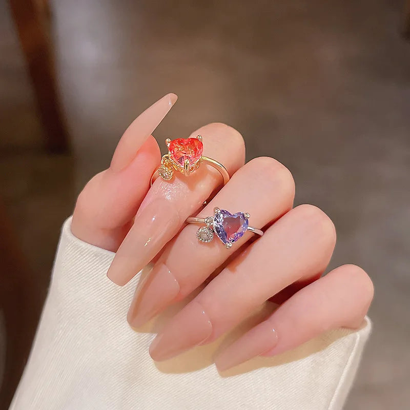 New Fashion Trend Unique Design Elegant Delicate Retro Simple Camellia Open End Adjustable Ring Women Jewelry Party Premium Gift