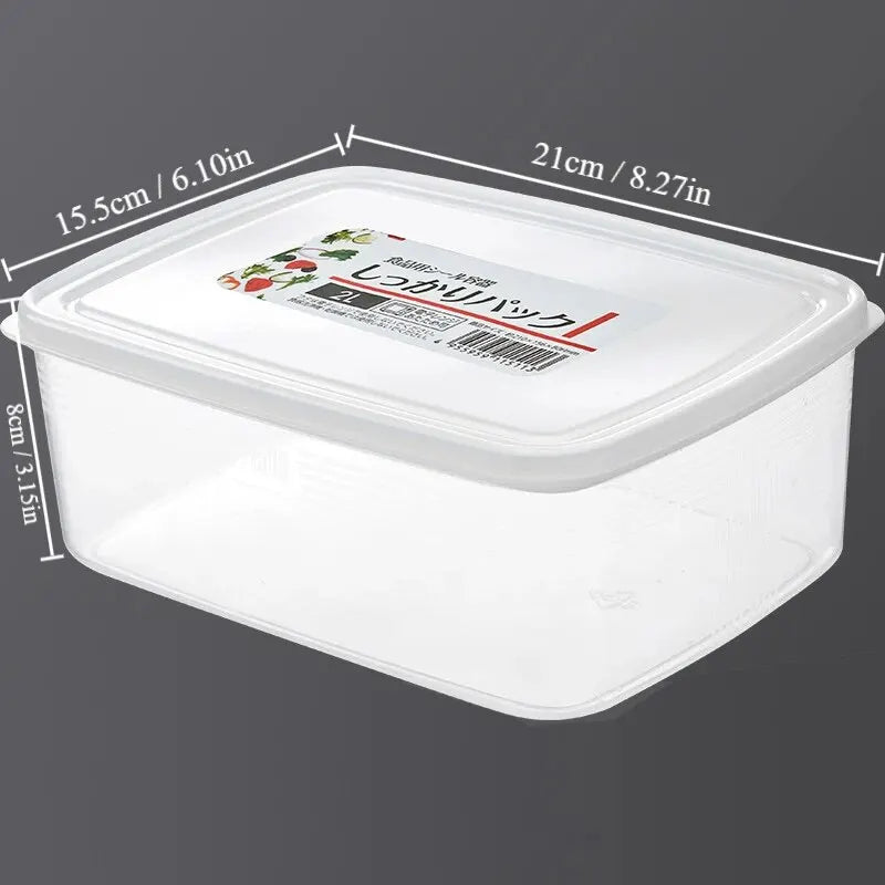 1PC Refrigerator Preservation Box Frozen Meat Refrigeration Box Food Storage Box Sorting Storage Sruit Vegetable Drainage Box