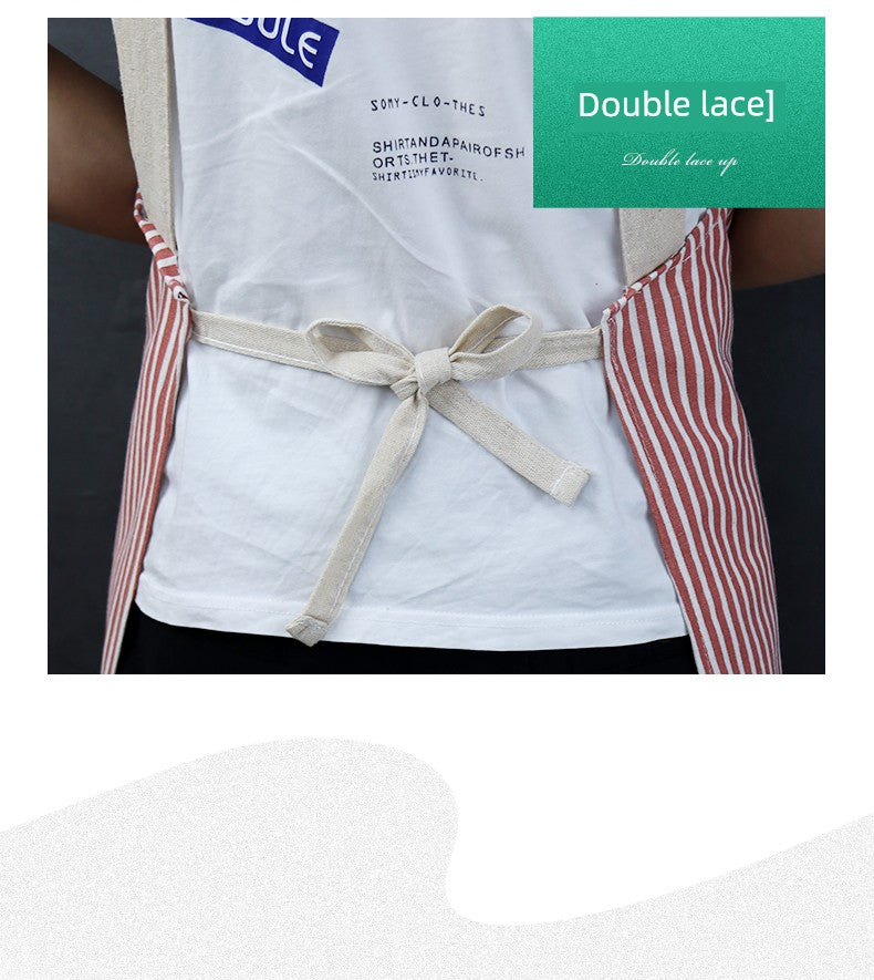 For Home Kitchen Waterproof Dining Internet Celebrity Young Apron