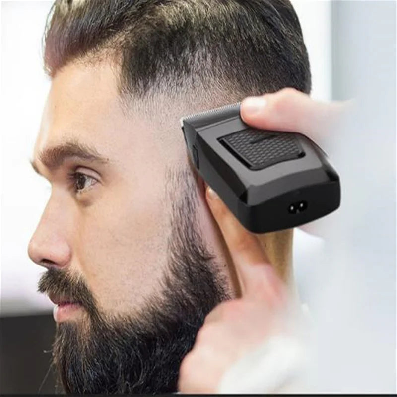 Washable Electric Self Hair Trimmer Self-Service Haircut Kit Portable Fade Style Clipper For Men Wet Dry Male Bald Head Shaver