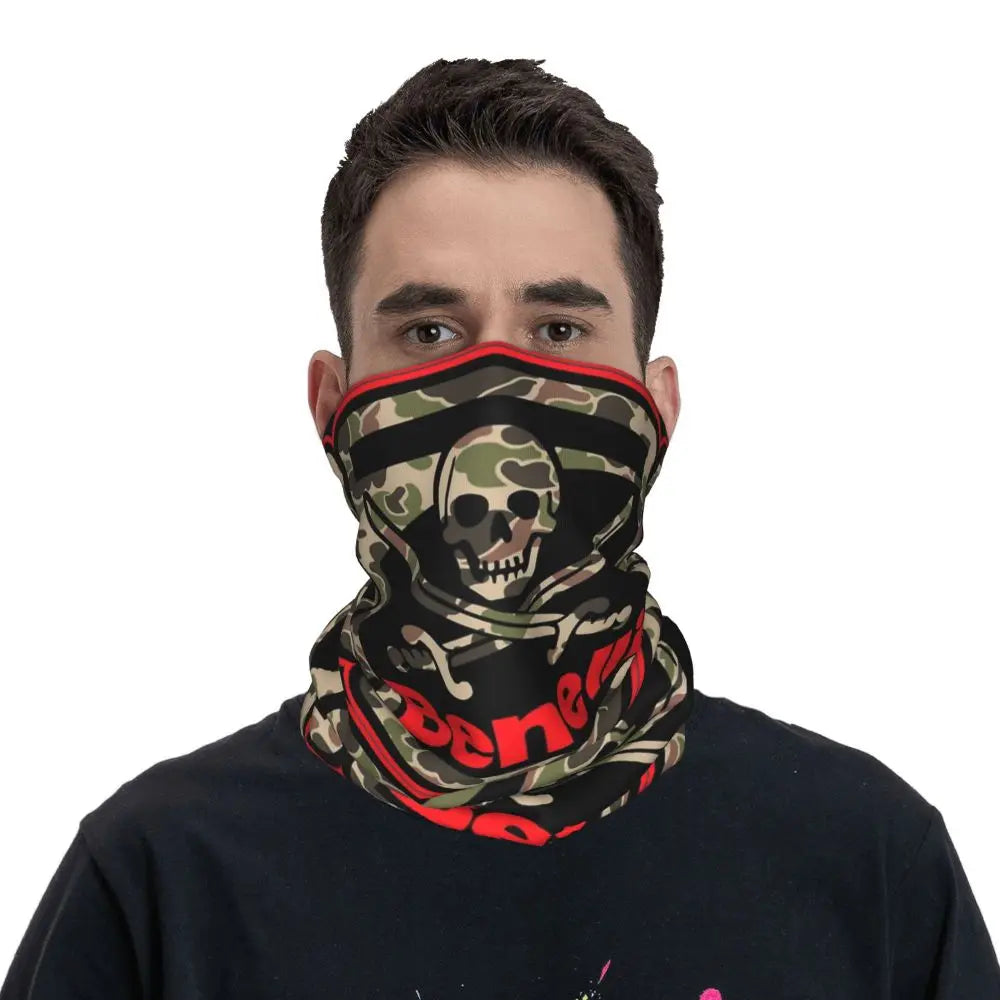 BENELLI MOTORCYCLE DESIGNS Bandana Neck Gaiter Printed Mask Scarf Multi-use Balaclava Hiking for Men Women Adult Breathable