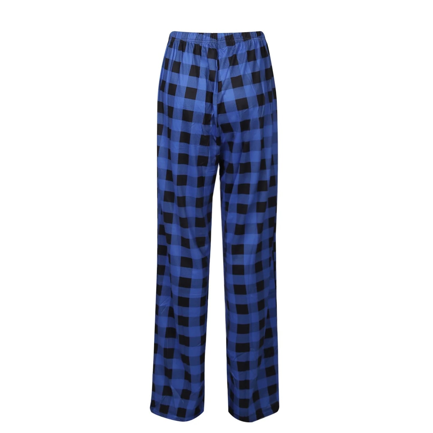 Women Christmas Pajama pants Autumn Winter Plaid Printed Pants Fashion Casual Wide Leg Pants Clothing Streetwear