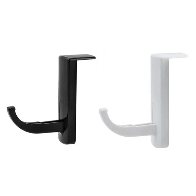 1-2pcs Universal Headphones Stand Headphone Headset Hanger Punch-free Wall Mounted PC Monitor Earphone Stand Rack Hook Holder