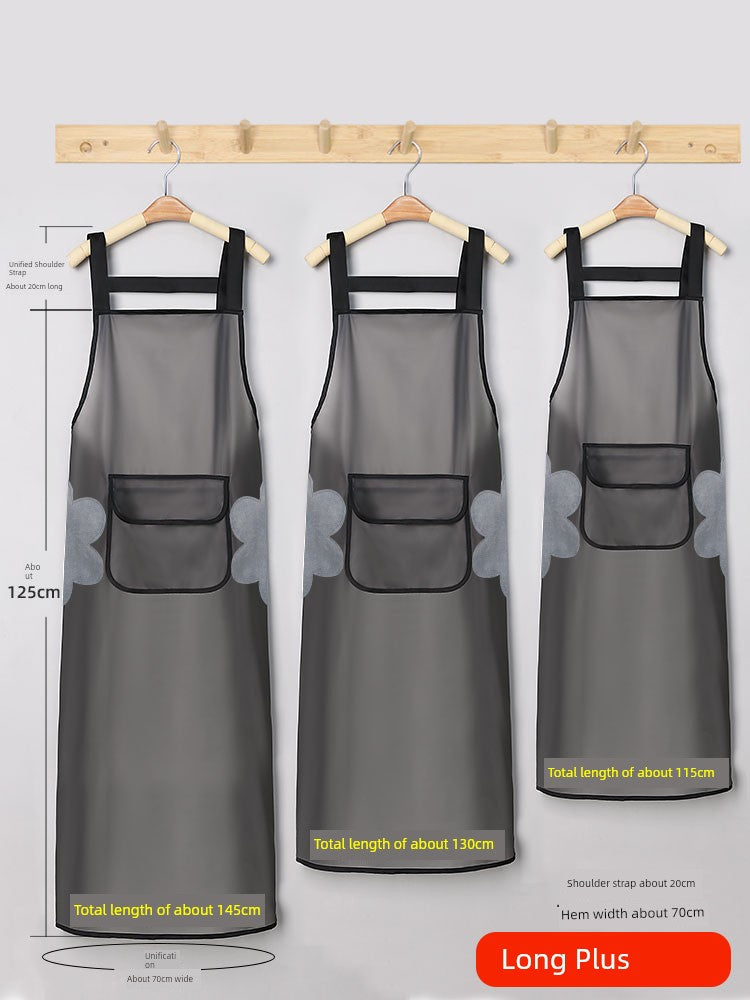 Extra Large Catering Unisex Household Soft Leather Waterproof Apron