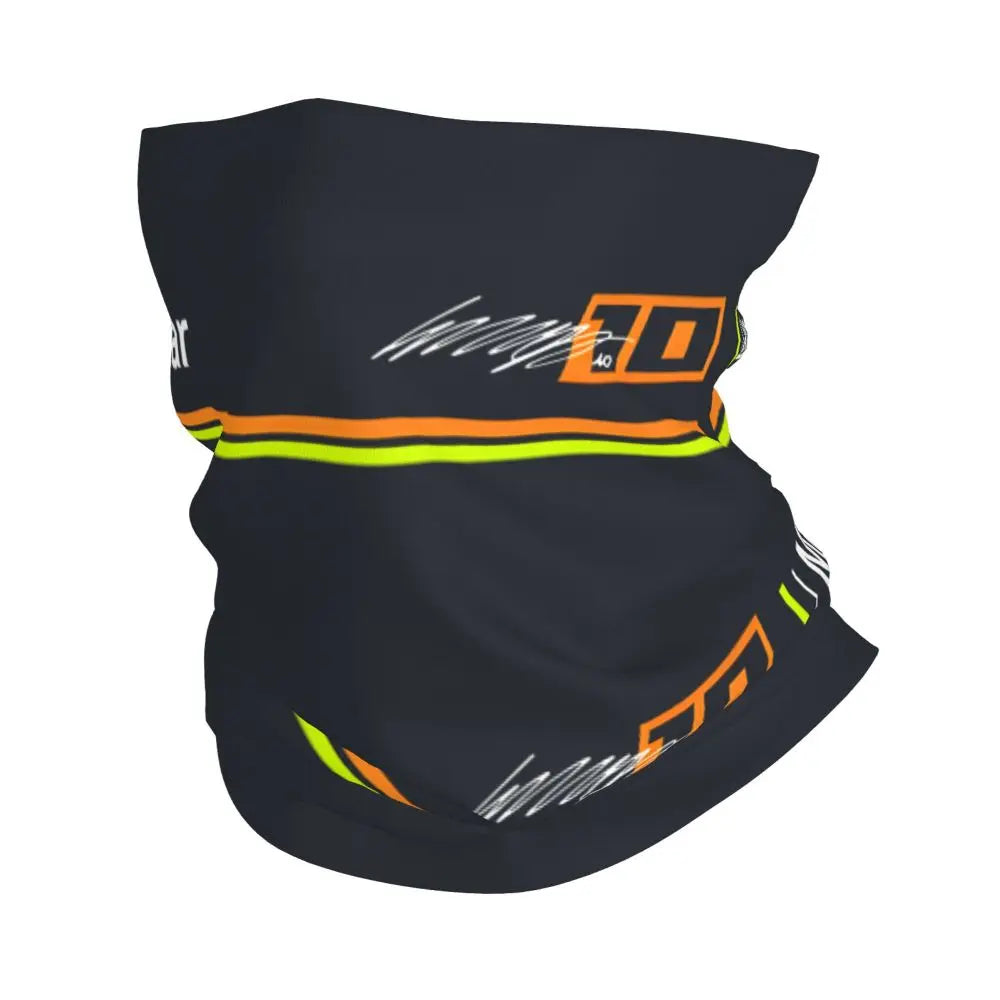 Racing Marini 10 Bandana Neck Cover Motorcycle Club Moto GP Face Scarf Cycling Face Mask Hiking Unisex Adult Winter