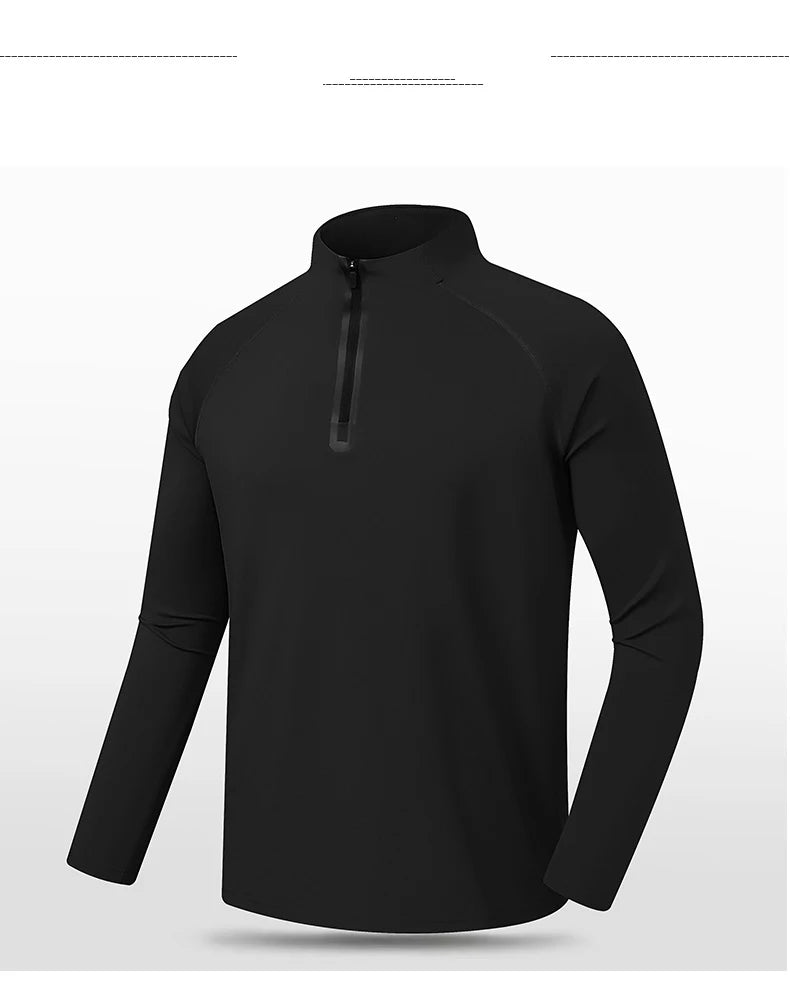 SBWL High quality Mens outdoor hiking golf running breathable Polo shirt Office casual Polo long-sleeved Sports base shirt Tops