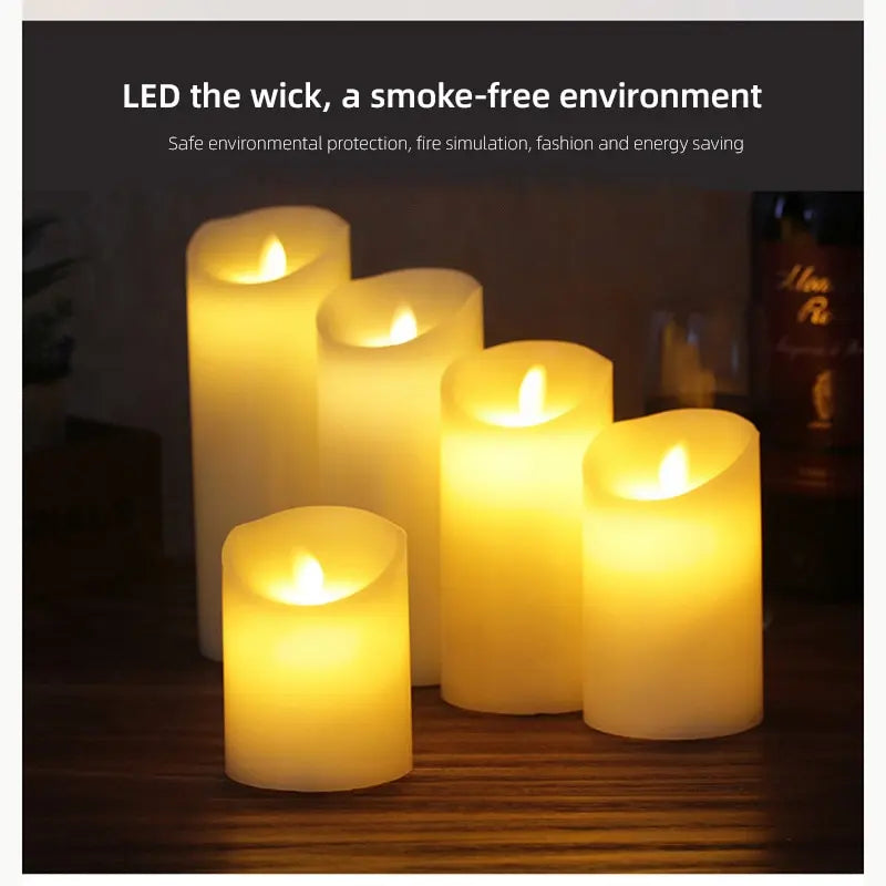 EW Led Simulation Electronic Candle Light Decorative Light