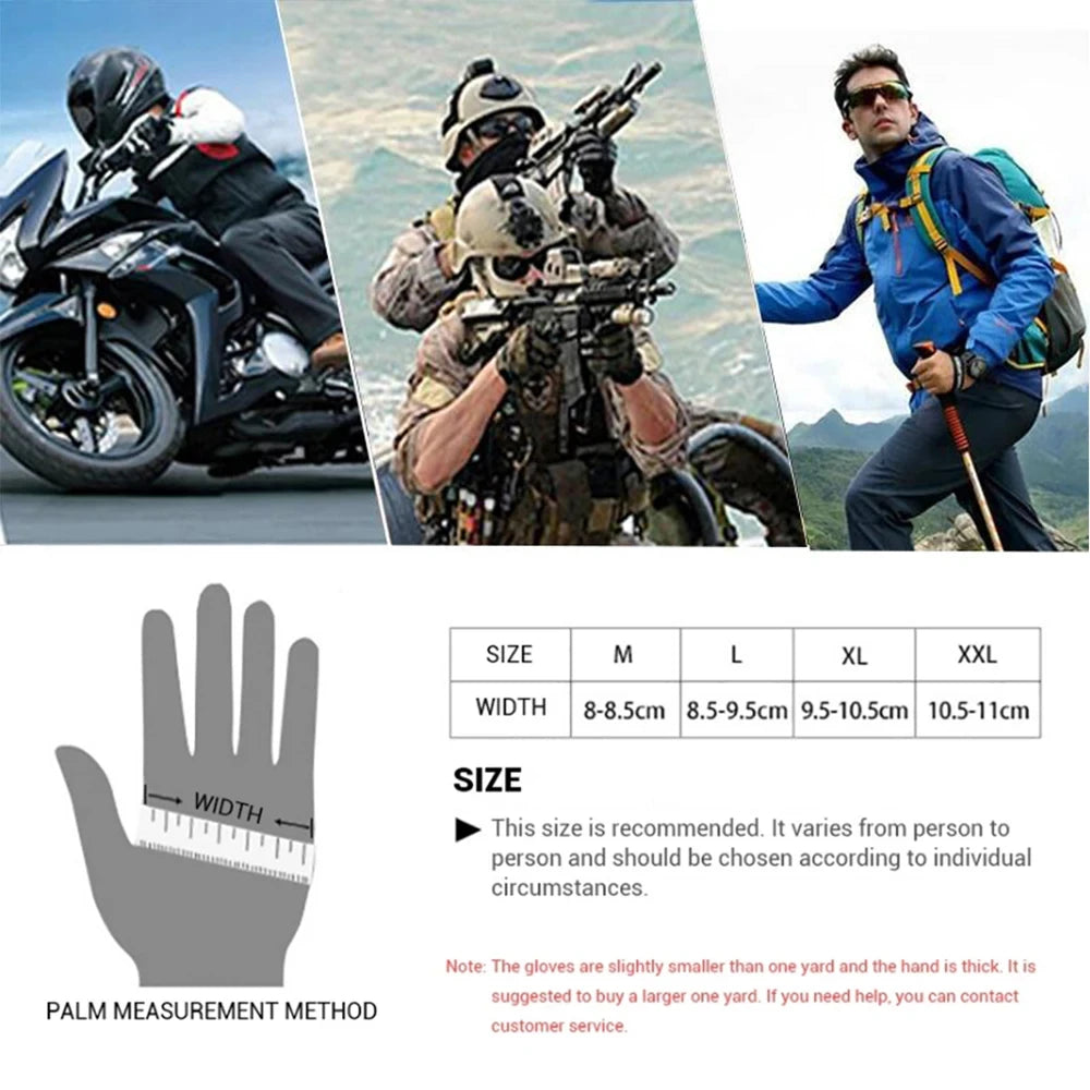 Motorcycle Gloves Breathable Full Finger Protective motorbike Touch Screen Men Racing Moto Motocross Outdoor Sports Gloves