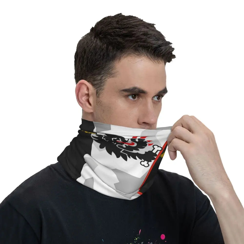 Quirky Motocross Bandana Neck Cover Printed Malossi Wrap Scarf Running Unisex Adult Winter