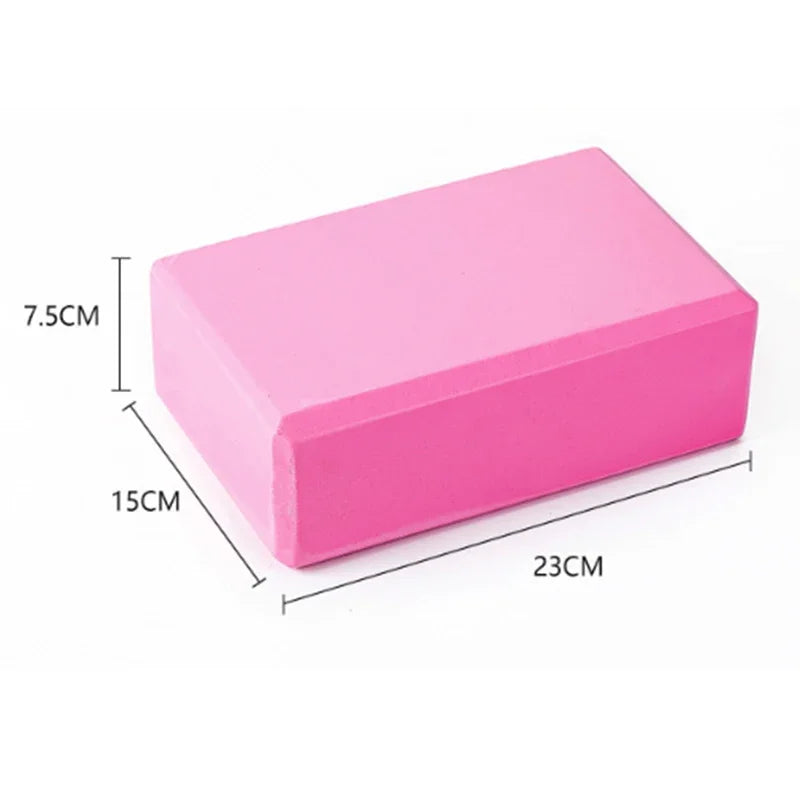 EVA Yoga Block Foam Yoga Brick Stretching Aid Gym Pilates Yoga Block Exercise Fitness Sport