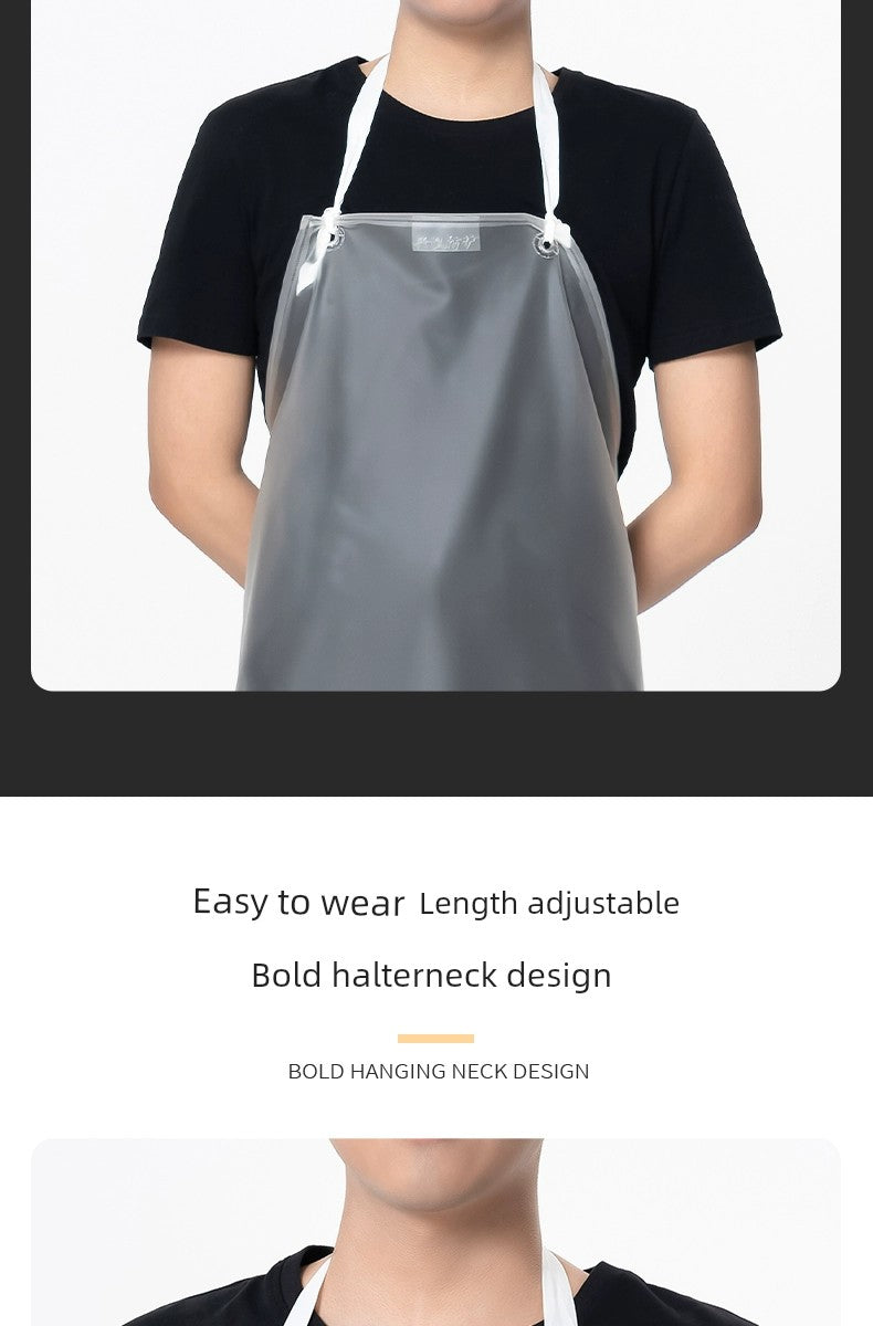 Transparent Commercial Catering Fish-Killing Disposable Waterproof Apron