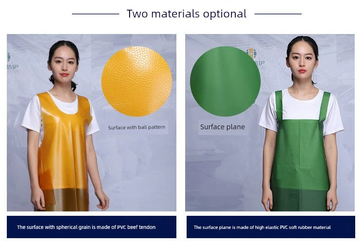 Vest-Style Long Beef Tendon Acid and Alkali Resistant Waterproof Apron