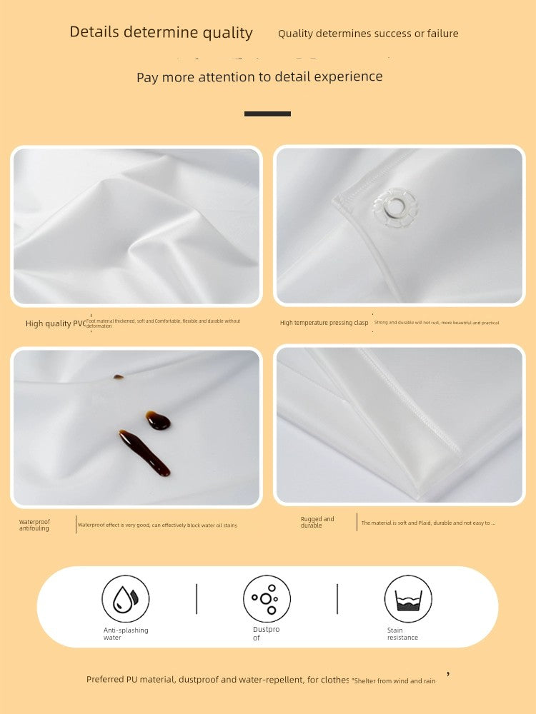 Transparent Commercial Catering Fish-Killing Disposable Waterproof Apron