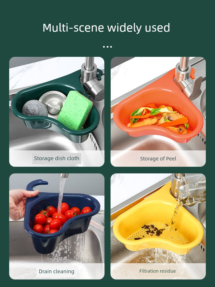 Sink basket for kitchen sponges